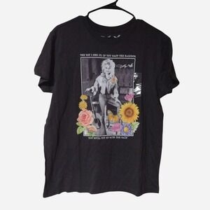 Dolly Parton black‎ country music tee t shirt size medium